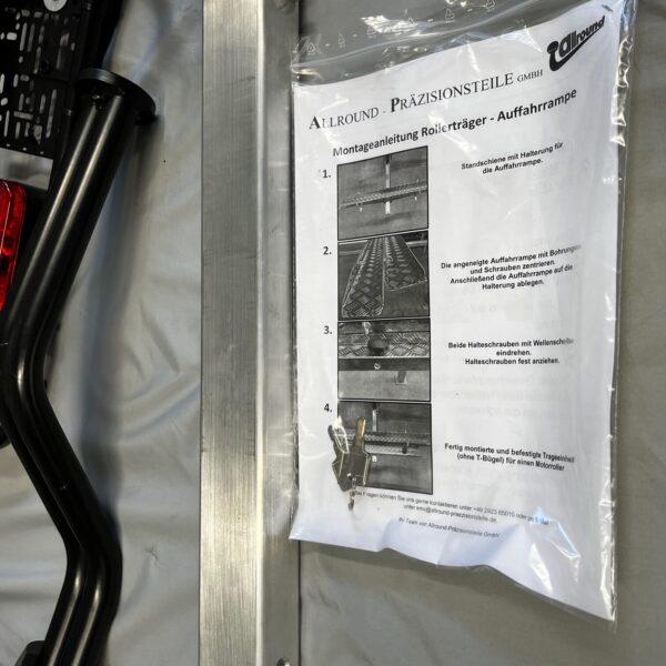 Allround Rollerträger mit Auffahrrampe