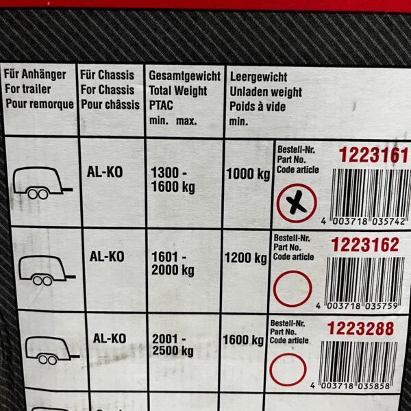 AL-KO ATC Trailer Control Elektronisches Notfallsystem für Anhänger 1300-1600 kg 1223161