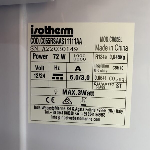 Isotherm Kühlschrank CR65EL Wohnmobil / Wohnwagen