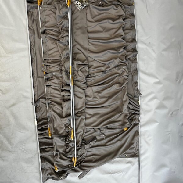 VW T6/5 KR Vorhang Set grau lichtdurchlässig