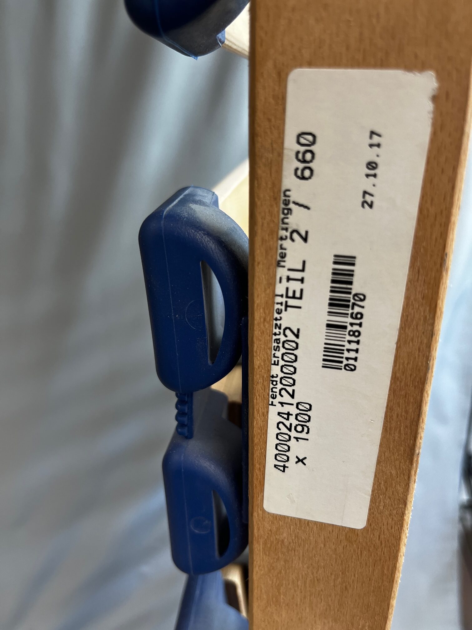 Fendt Lattenrost Ersatzteil 190x132cm 2-teilig