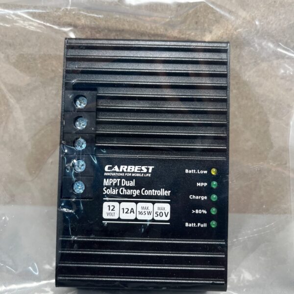 Carbest Dual Solar Charge Controller 12A