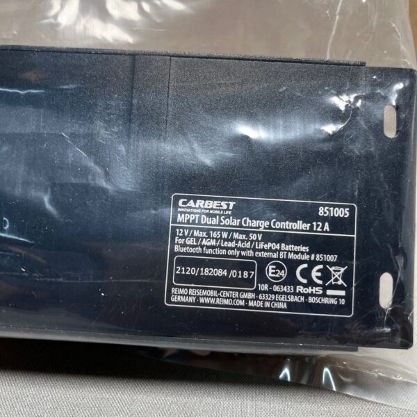 Carbest Dual Solar Charge Controller 12A