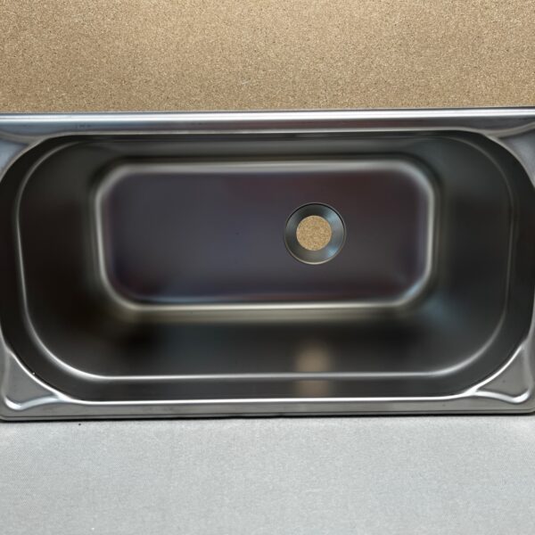 Waschbecken Edelstahl 32,5x17,5 cm für Wohnmobil