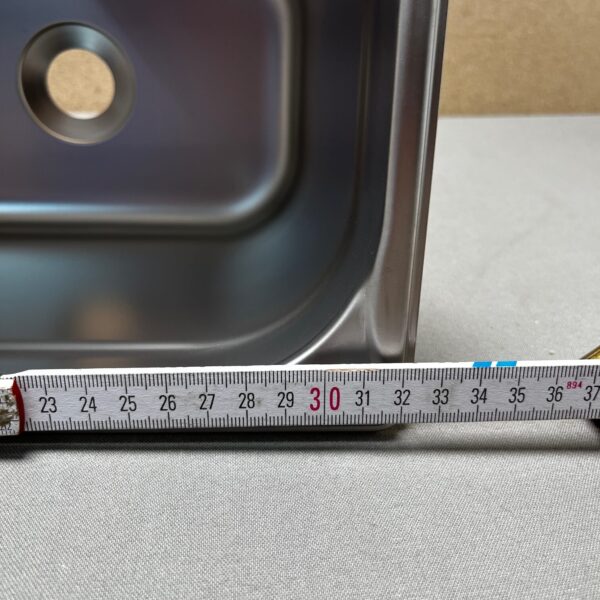 Waschbecken Edelstahl 32,5x17,5 cm für Wohnmobil