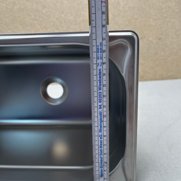 Waschbecken Edelstahl 32,5x17,5 cm für Wohnmobil