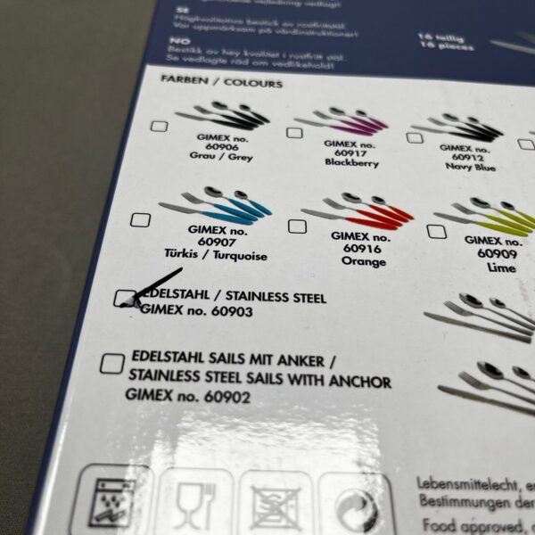 Gimex Besteck Besteckset Edelstahl 16-teilig