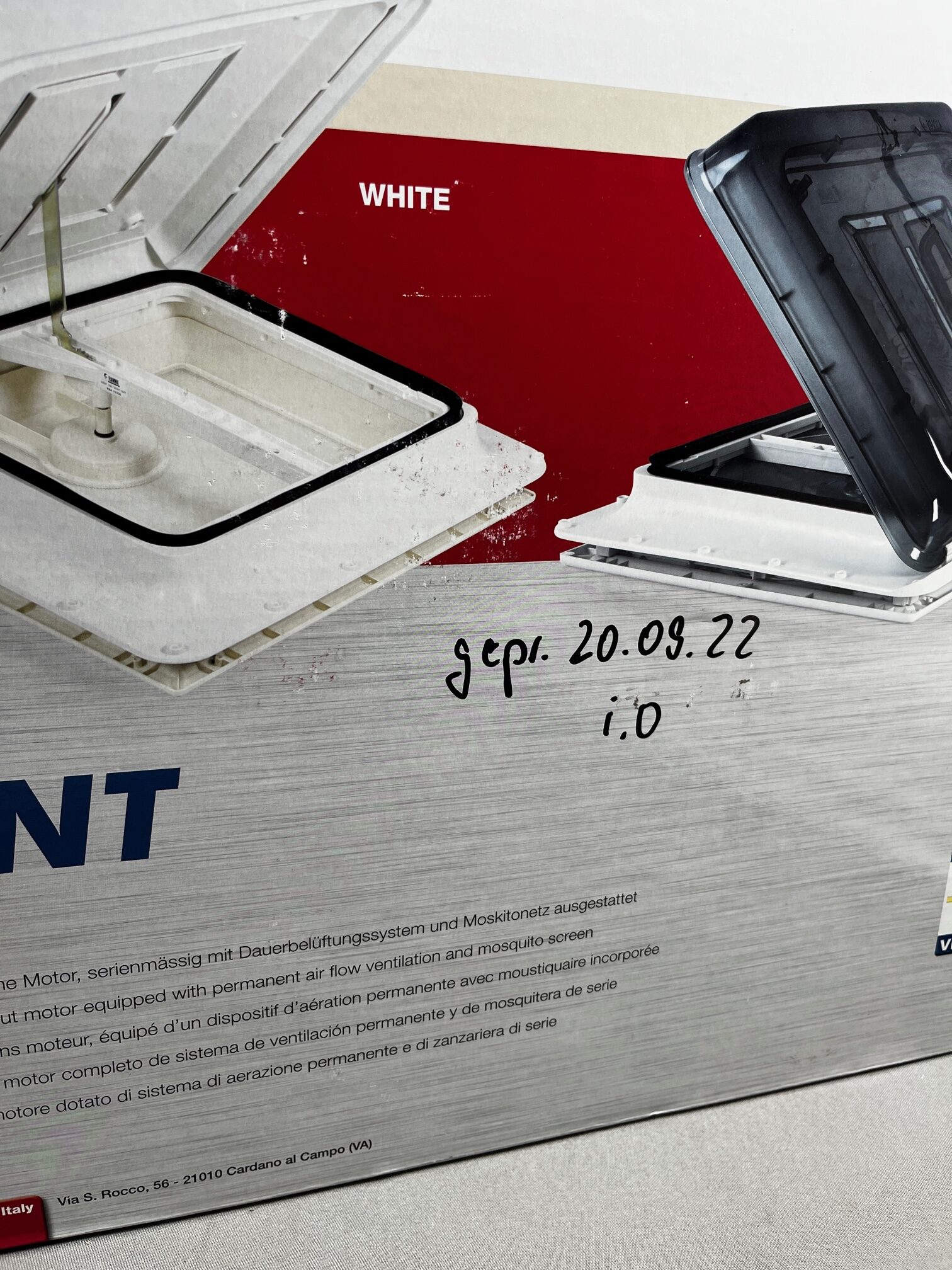 Fiamma Vent weiß Dachhaube