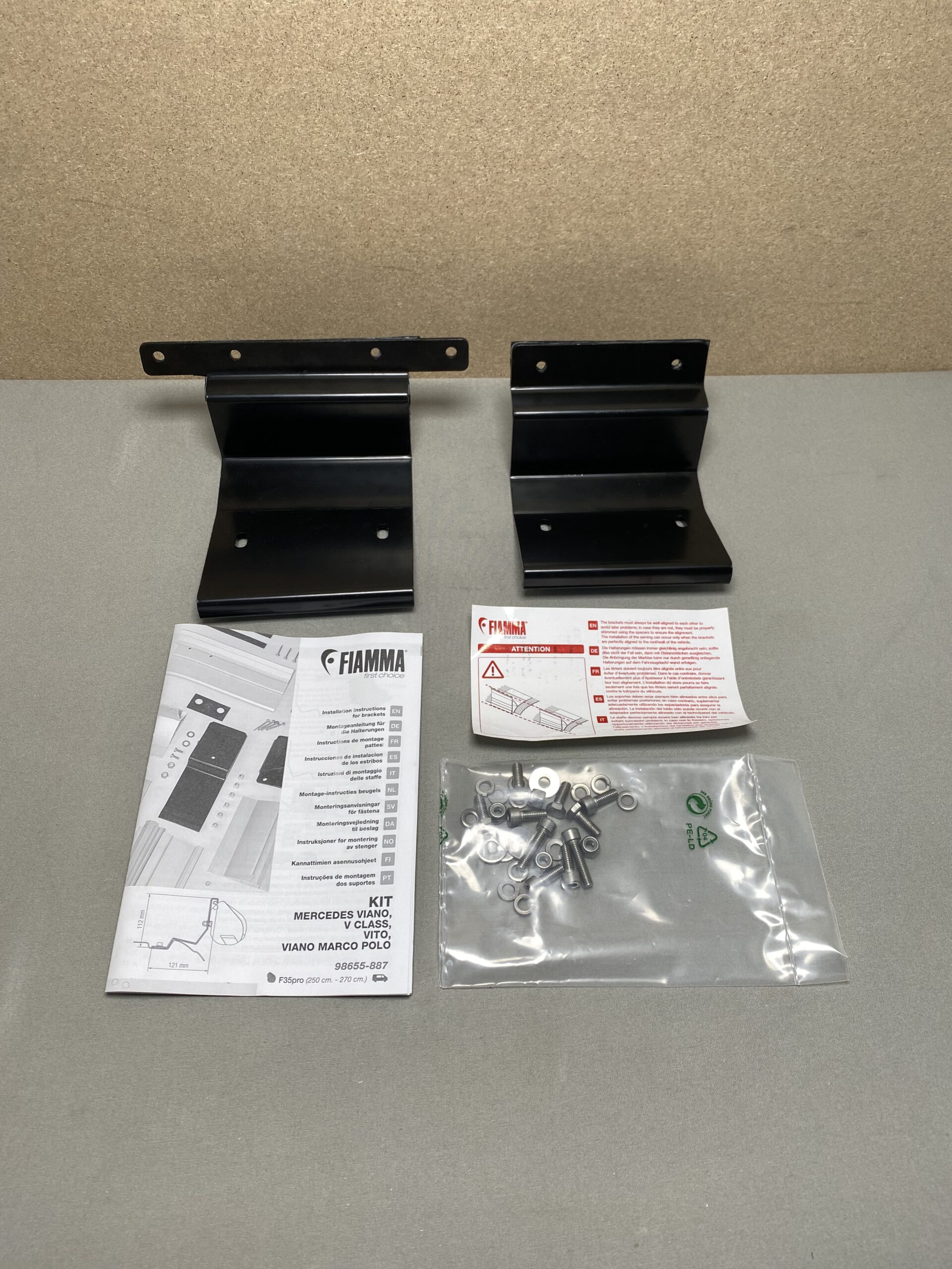 Fiamma Kit Mercedes Viano, Viano Marco Polo, Vito und V Class 98655-887