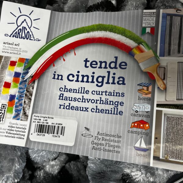 Flauschvorhang Arisol Srl, 120 x 185 cm