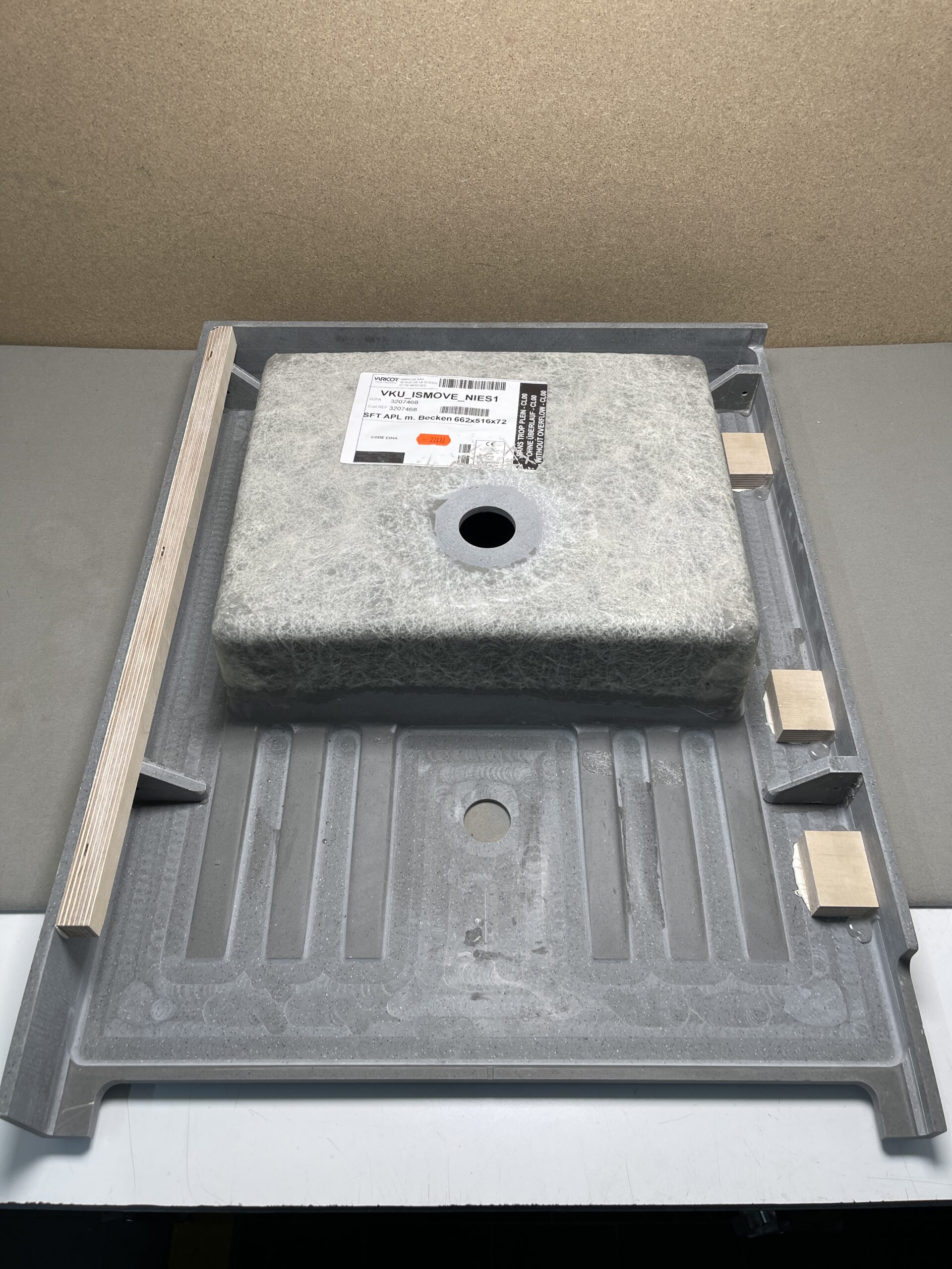 Waschbecken IS MOVE für Wohnmobil, Kunststoff, 66,2×51,6cm