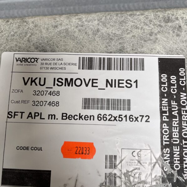 Waschbecken IS MOVE für Wohnmobil, Kunststoff, 66,2×51,6cm