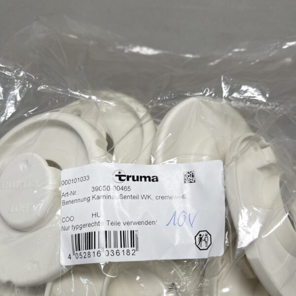 Truma Abgaskamin Außenteil Wandkamin cremeweiß