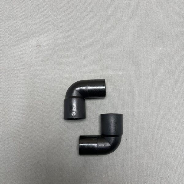 Reich L-Rohrformstück Steckwinkel 90° 2er-Set schwarz