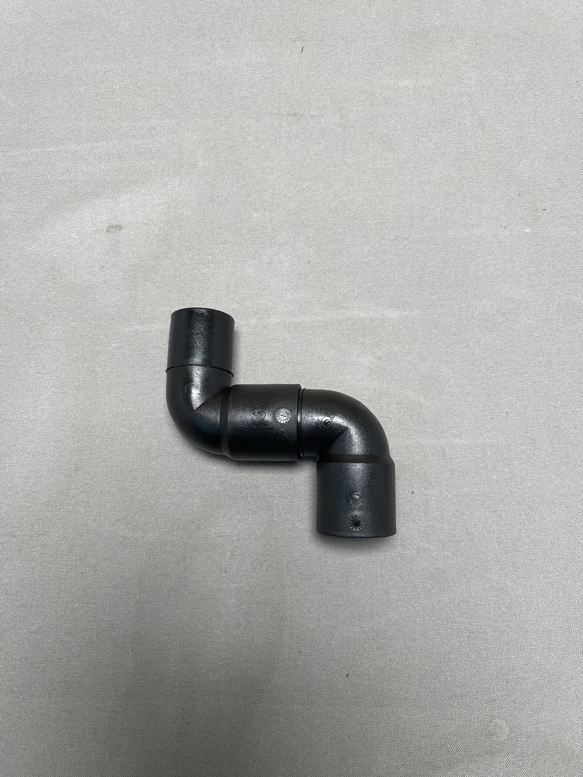 Reich L-Rohrformstück Steckwinkel 90° 2er-Set schwarz