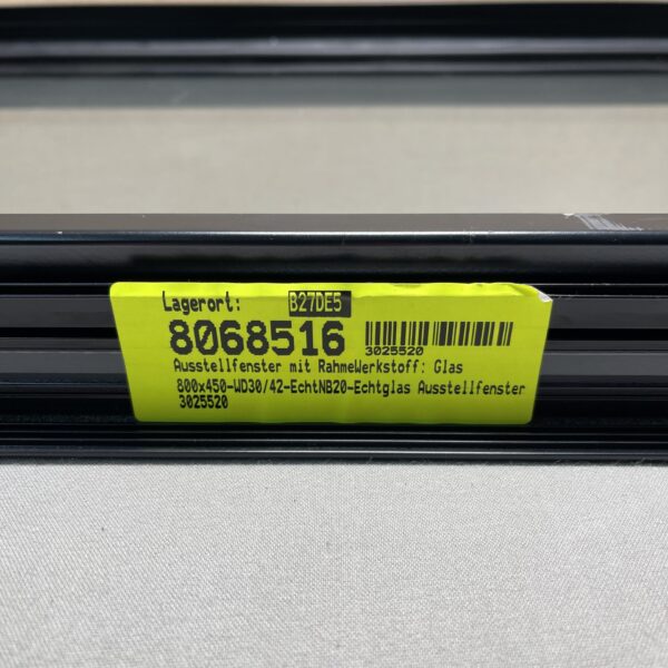 Mekuwa Echtglas Ausstellfenster 800x450mm