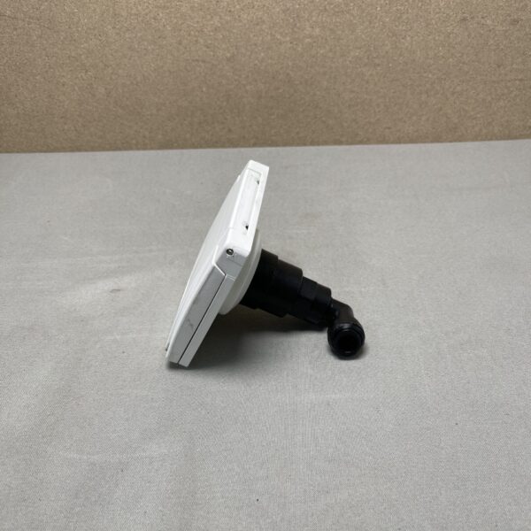 Wassersteckdose weiß mit L-Rohrstück