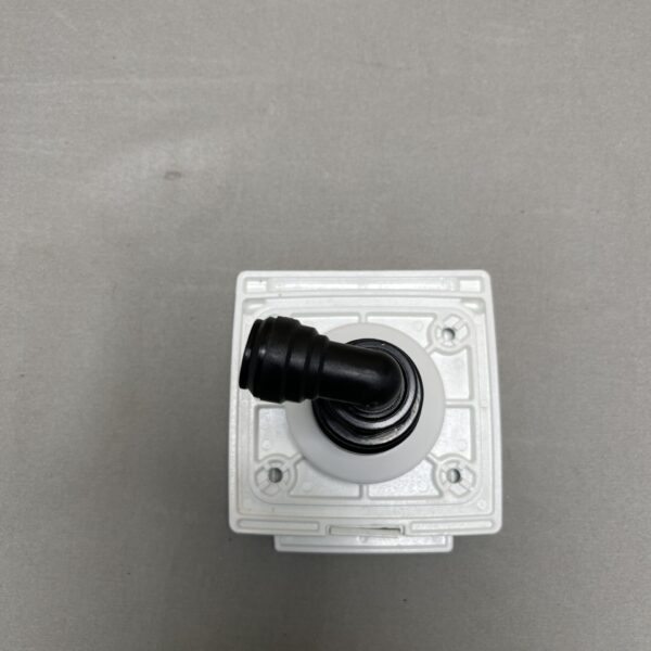 Wassersteckdose weiß mit L-Rohrstück