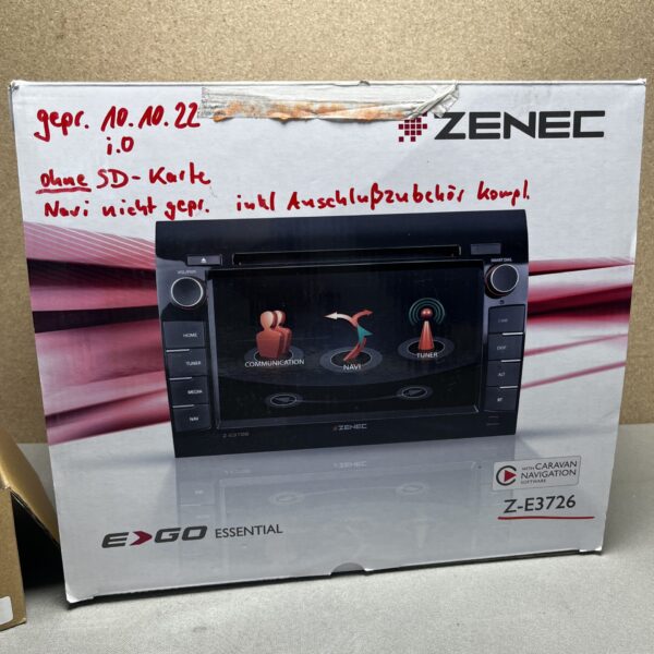 Zenec Z-3726 Naviceiver Fiat Ducato