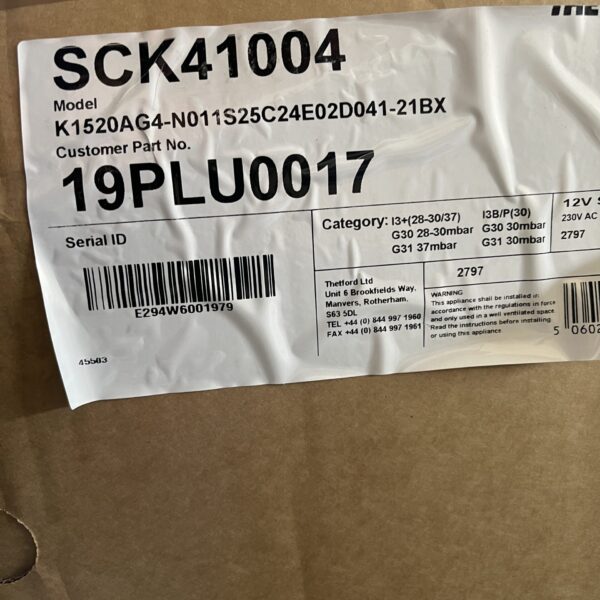 Thetford Backofen mit Kocher K1520 - Gas