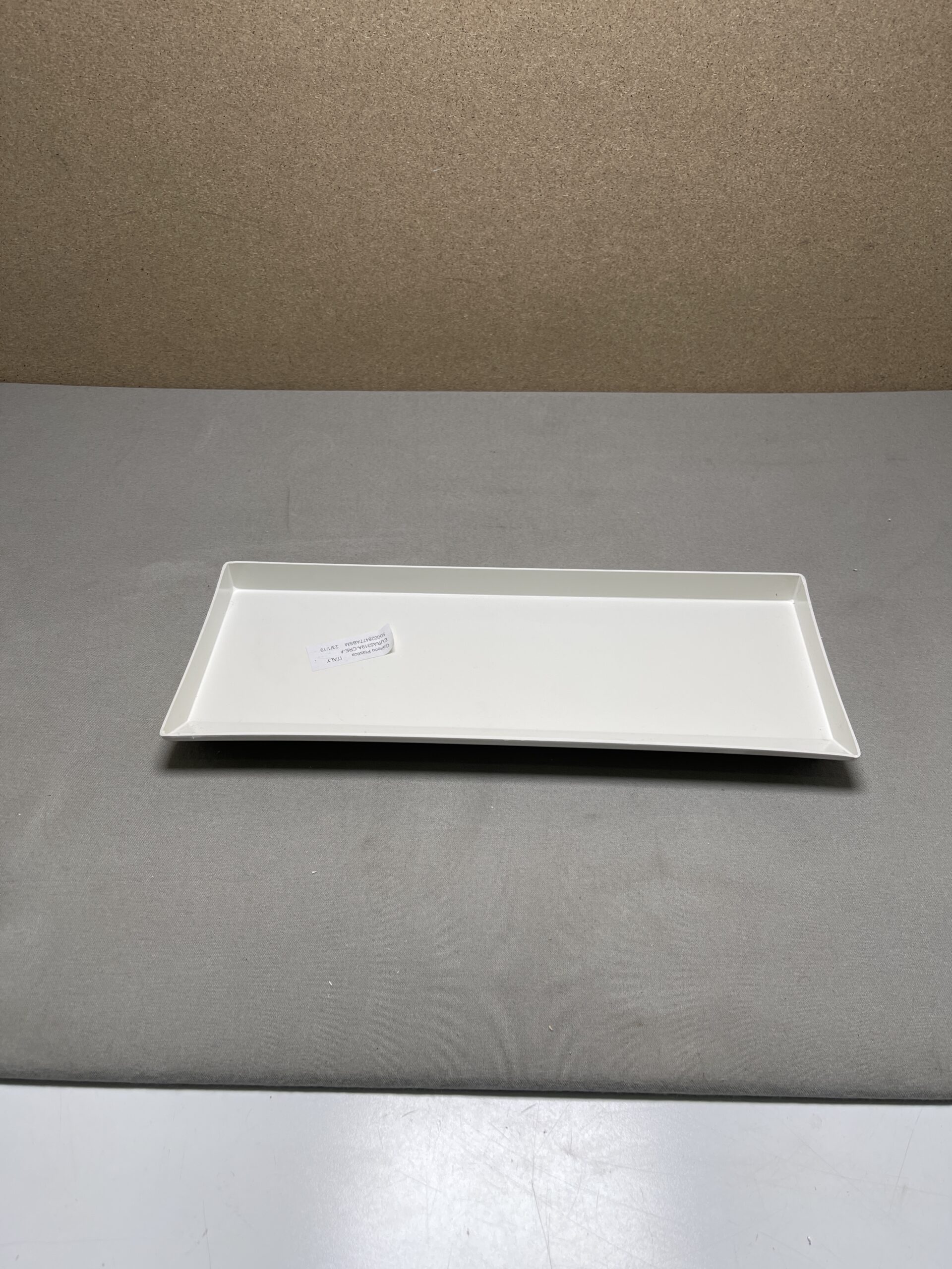 Plastikschale weiß (Galleno Plastica) 14,5 x 35,5 cm