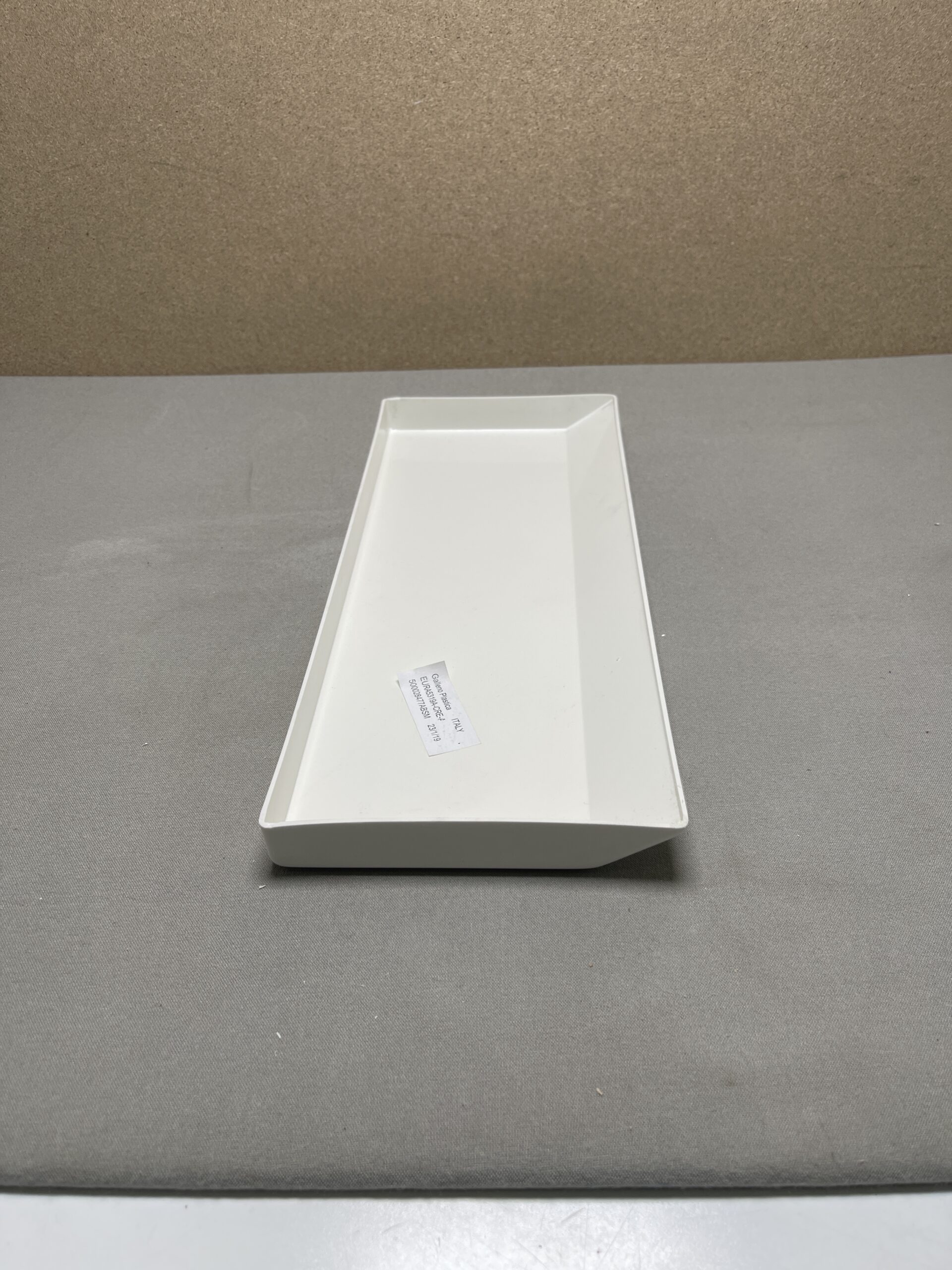 Plastikschale weiß (Galleno Plastica) 14,5 x 35,5 cm