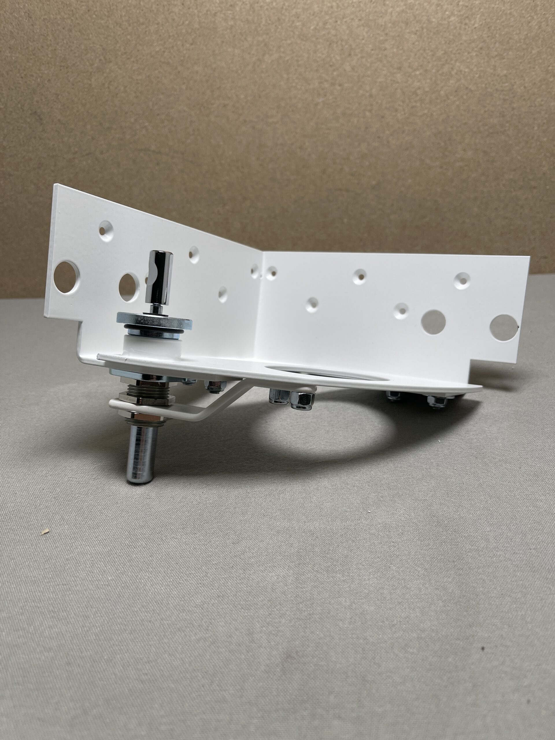 Verriegelungssystem für Dreh Toilette weiß