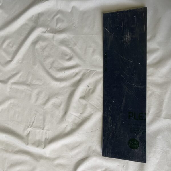 Götzmann Blende gebogen schwarz 52 x 15 cm