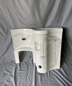 Galleno Plastica Waschtisch Waschbecken rechts 910x300x810 mm weiß Wohnmobil