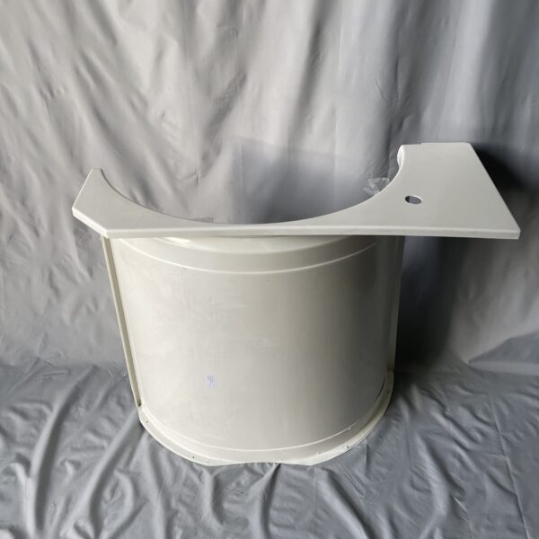 Galleno Plastica Eckbereich Waschraum weiß