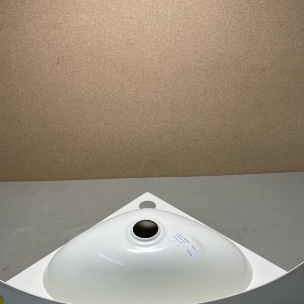 Eckwaschbecken 90°, weiß, RAL 9101, 380 x 380mm