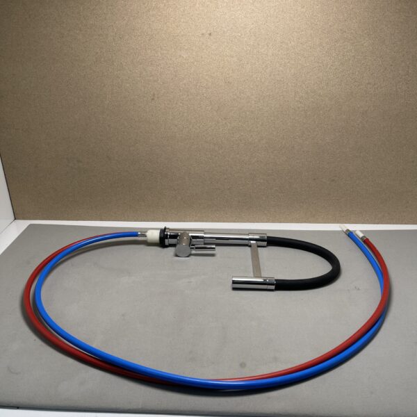 Wasserhahn Misch-Batterie EHM Keramik verchromt mit Anschlussschläuchen, für Wohnmobil