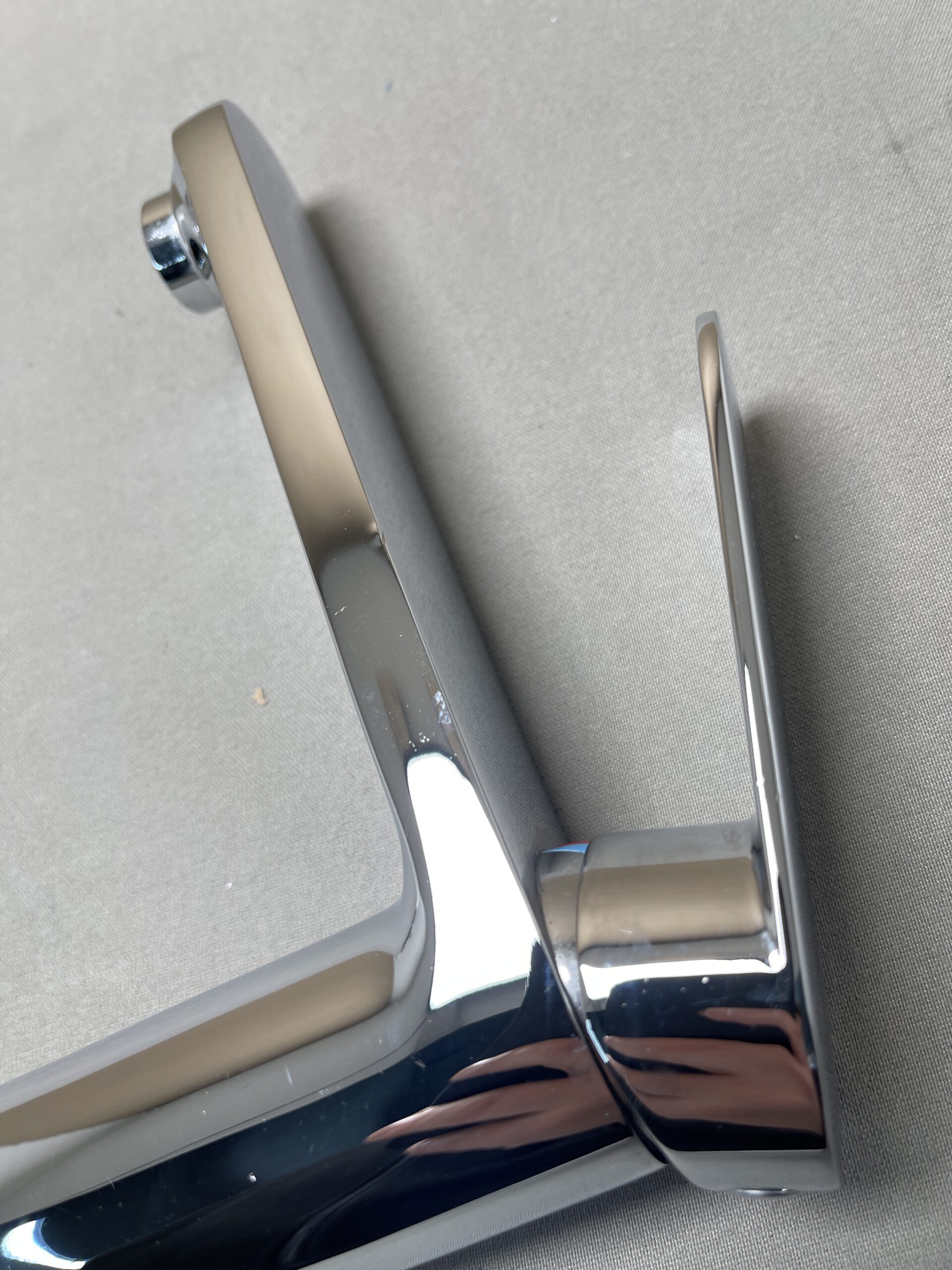 Wasserhahn verchromt mit Anschlussschläuchen, für Wohnmobil