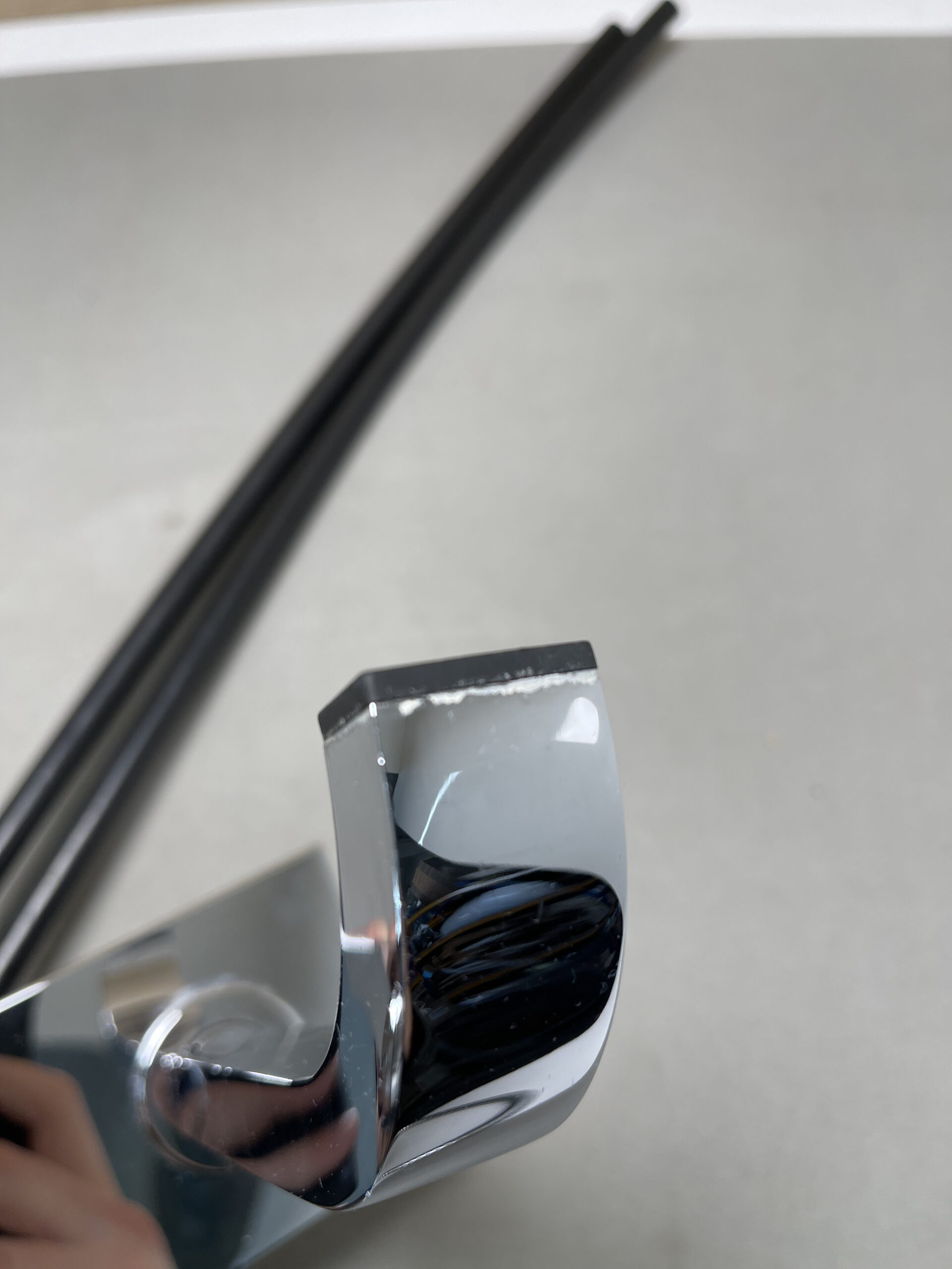 Wasserhahn verchromt mit Anschlussschläuchen, für Wohnmobil