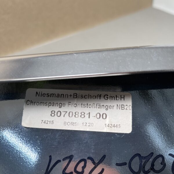 Niesmann Bischoff Chromspange Frontstoßfänger NB2020-2021