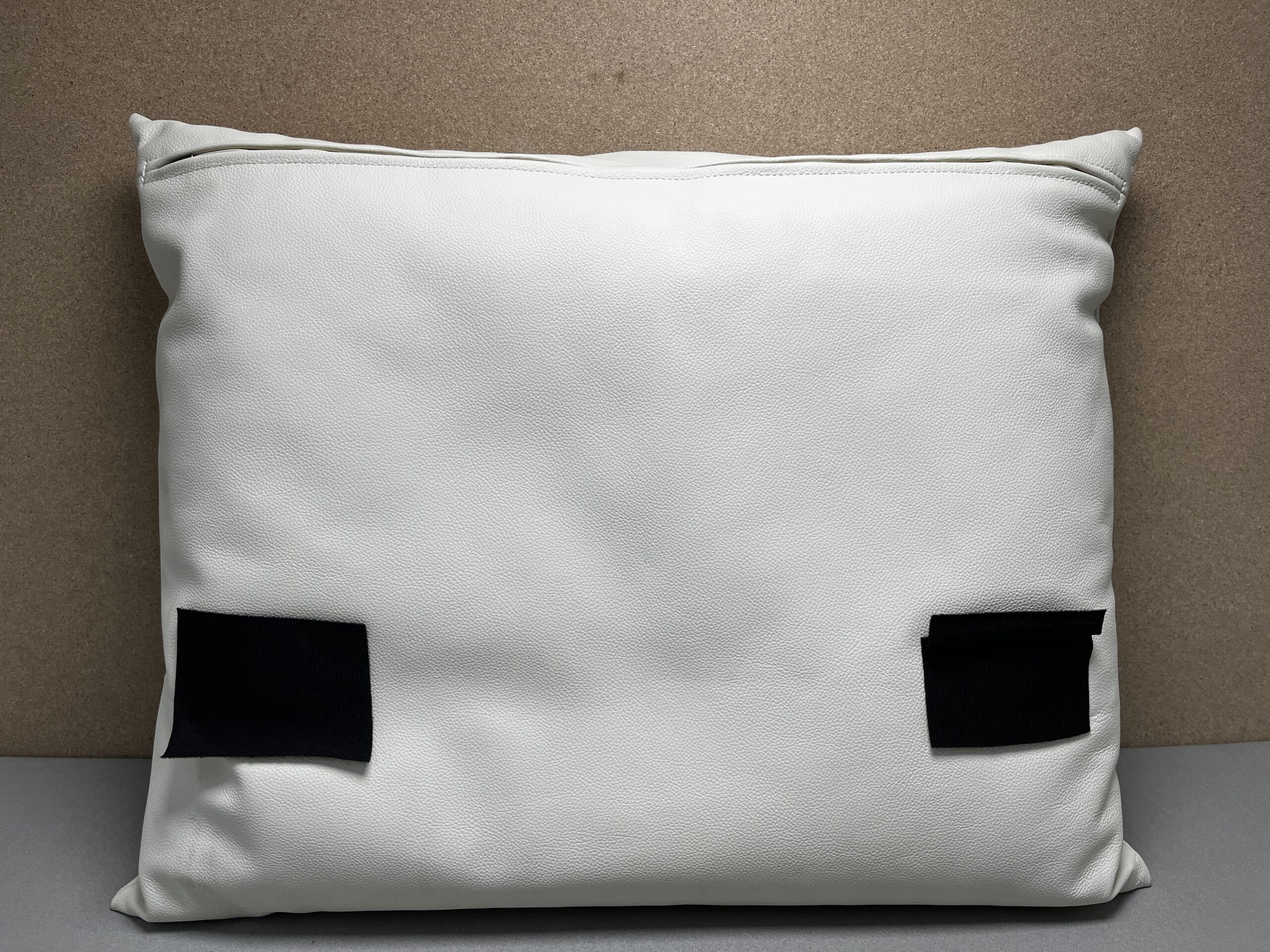 Niesmann & Bischoff Echtlederkissen mit Klett 60x50cm