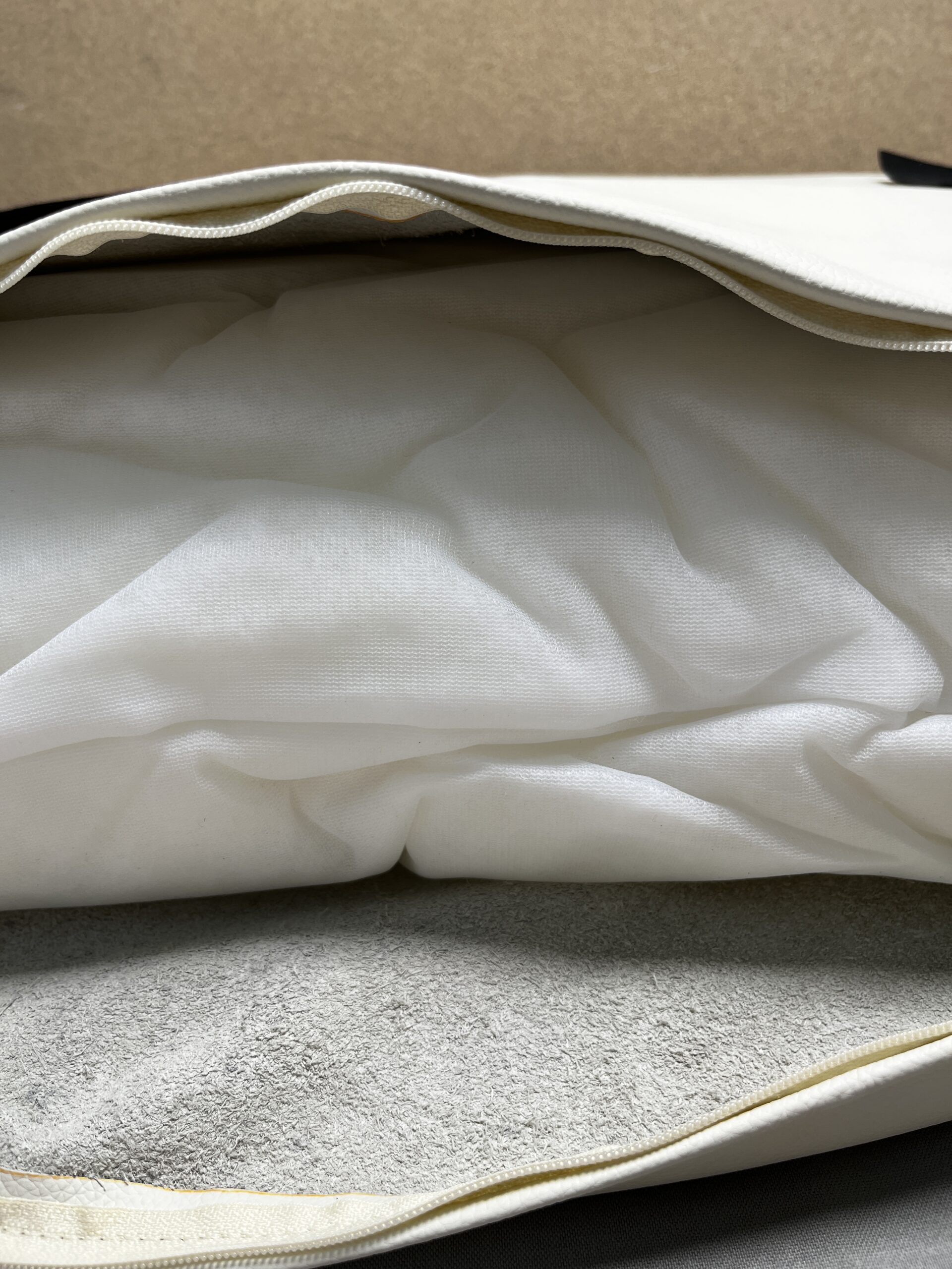 Niesmann & Bischoff Echtlederkissen mit Klett 60x50cm