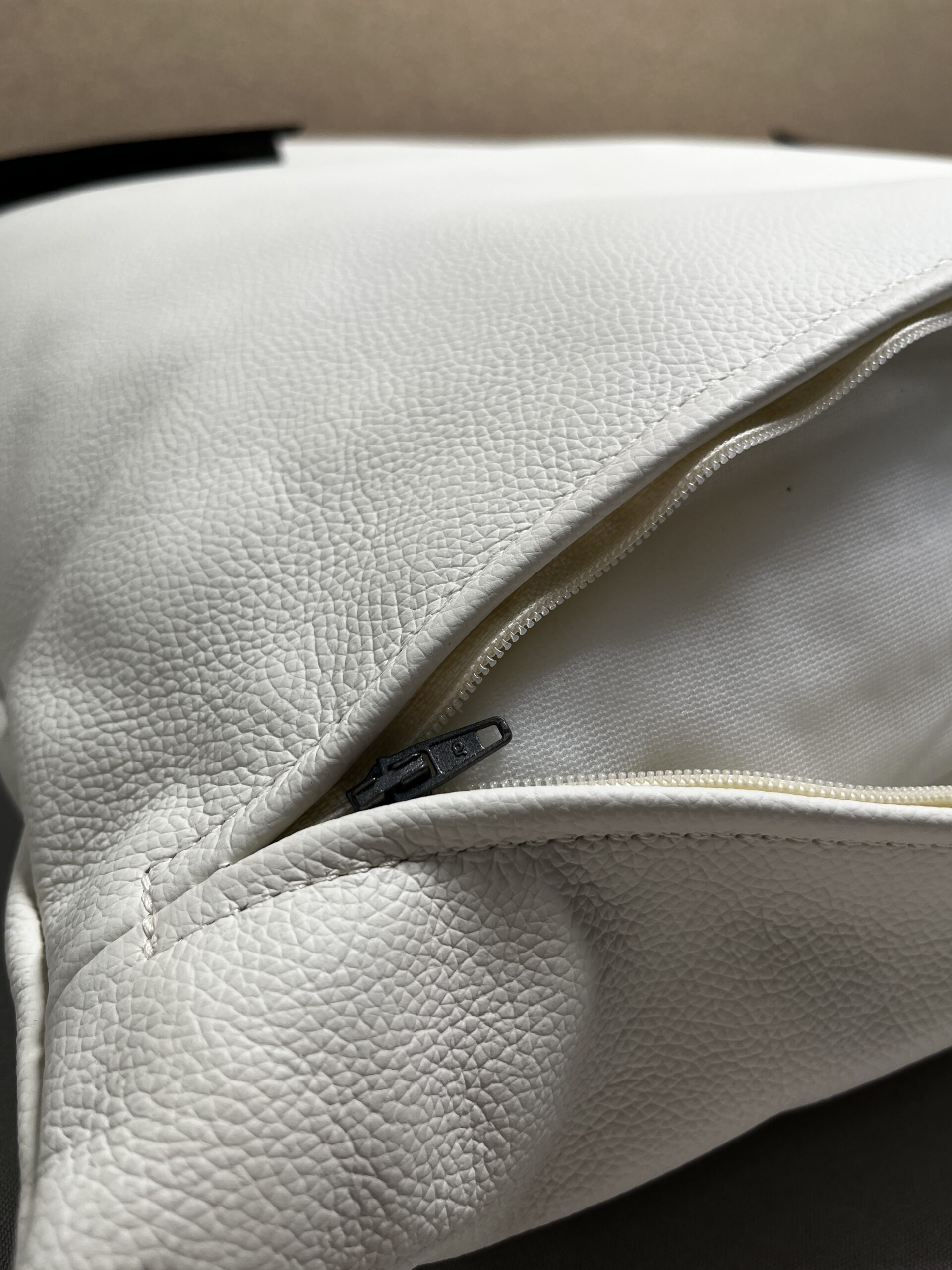 Niesmann & Bischoff Echtlederkissen mit Klett 60x50cm