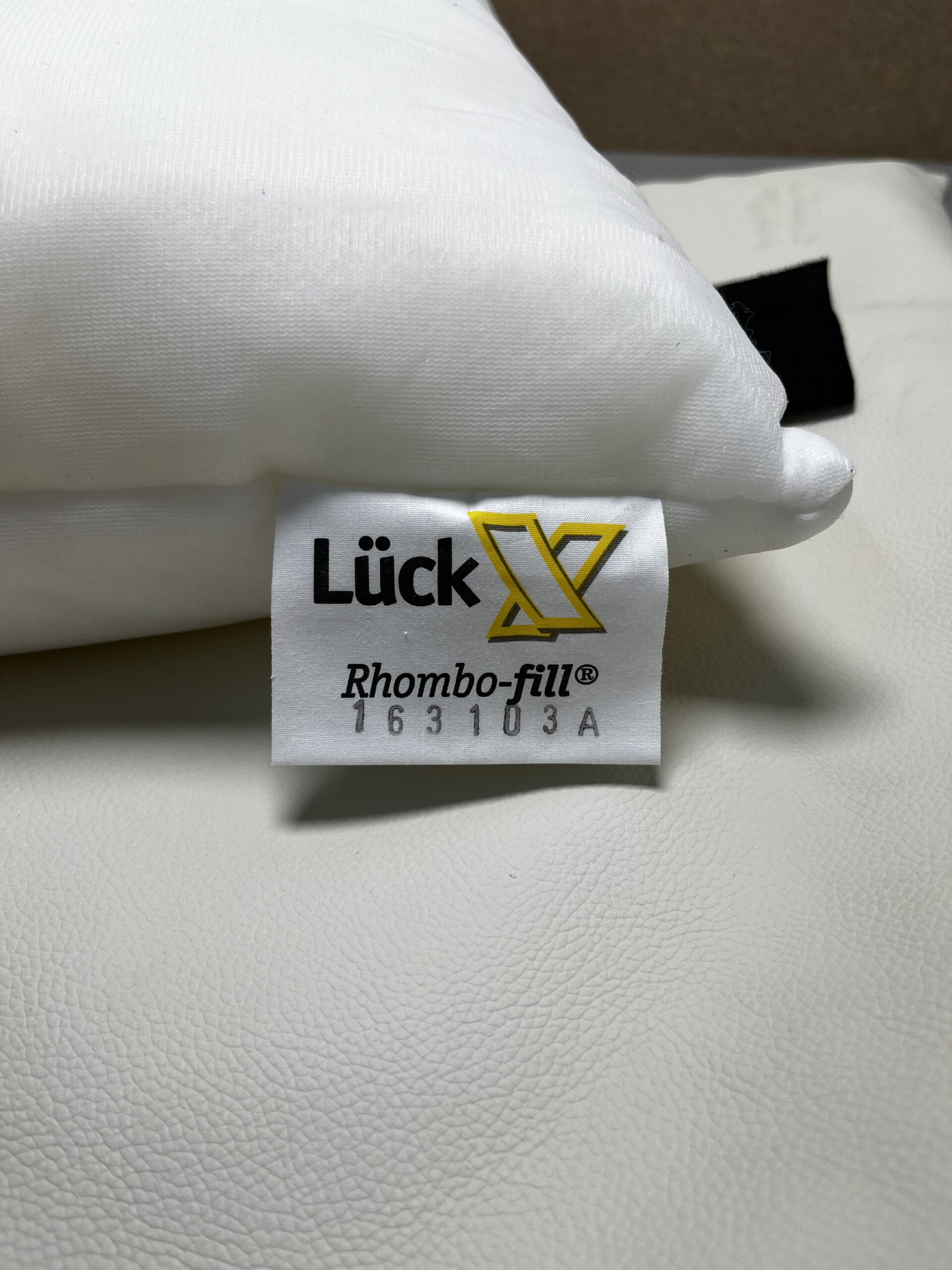 Niesmann & Bischoff Echtlederkissen mit Klett 60x50cm