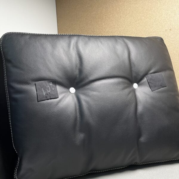 Niesmann & Bischoff Arto 83F/88F/88(L) Klassik Echtlederkissen Set schwarz