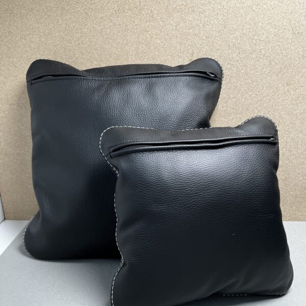 Niesmann & Bischoff Arto 83F/88F/88(L) Klassik Echtlederkissen Set schwarz