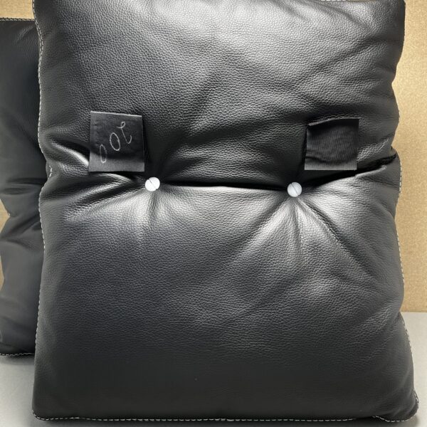 Niesmann & Bischoff Arto 83F/88F/88(L) Klassik Echtlederkissen Set schwarz