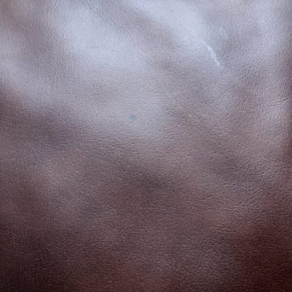 Niesmann & Bischoff Echtlederkissen mit Klett braun 60x48cm