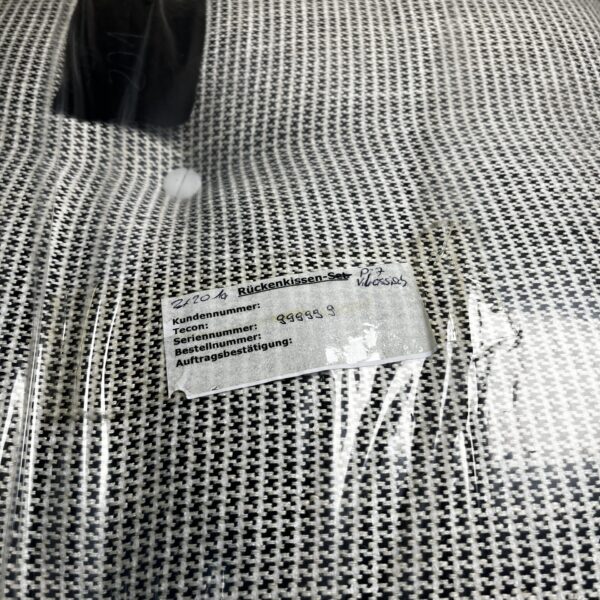 Niesmann & Bischoff Kissenset schwarz weiß Strukturstoff 60x47cm