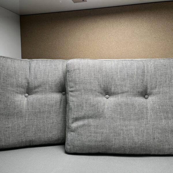 Niesmann & Bischoff Kissenset schwarz weiß Strukturstoff 60x47cm