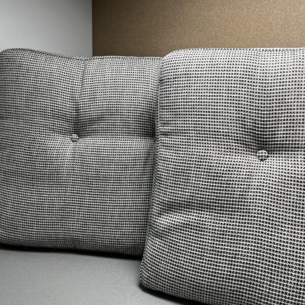 Niesmann & Bischoff Kissenset schwarz weiß Strukturstoff 60x47cm