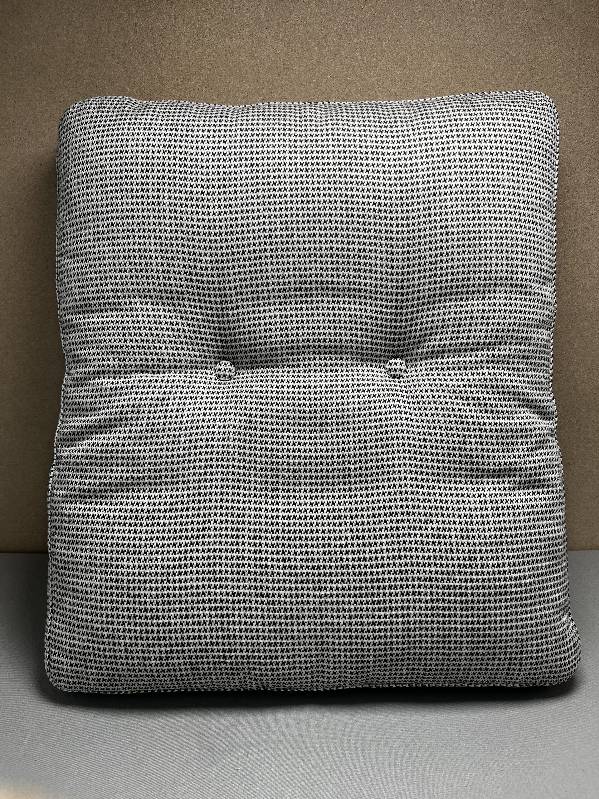 Niesmann & Bischoff Kissen schwarz weiß Strukturstoff 48x56cm