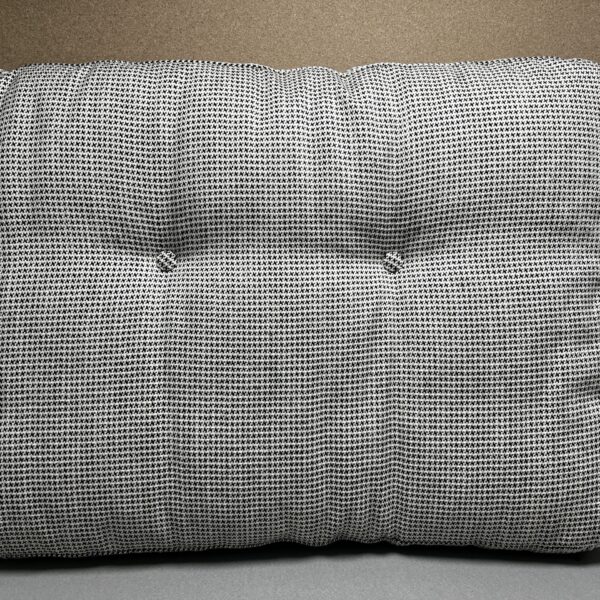 Niesmann & Bischoff Kissen schwarz weiß Strukturstoff 66x50cm