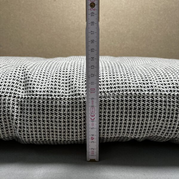 Niesmann & Bischoff Kissen schwarz weiß Strukturstoff 66x50cm