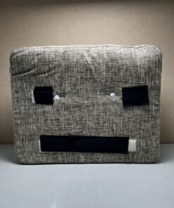 Niesmann & Bischoff Kissen braun beige Strukturstoff 60x50x18/11cm